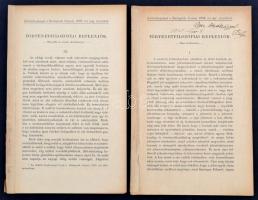 Brandenstein Béla: Történetfilozófiai reflexiók I-II. Különlenyomat a Budapesti Szemle 1928 áprilisi füzetéből. Dedikált példány!