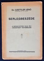 Czettler Jenő serlegbeszéde a Műegyetem 1943. évi józsefnapi estebédjén. Bp., 1943, Pária. 8 p. Kiadói kartonborítékban.