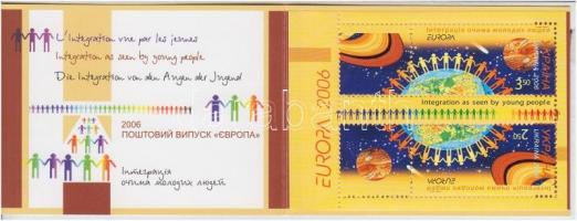 Europa CEPT, Integráció bélyegfüzet, Europa CEPT, Integration stamp-booklet