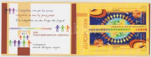 Europa CEPT, Integráció bélyegfüzet, Europa CEPT, Integration stamp booklet
