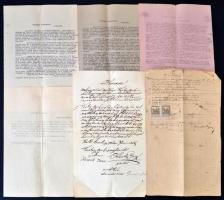 cca 1880-1930 A Dewsewffy és Bánffy család zalamegyei ágának okmány hagyatéka. Kb 100 db vegyes témá...