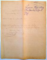 1880 Kapisztóry Ferenc(1818-1900) királyi tanácsos fejléces levele, aki nagy szerepet játszott az Ér...