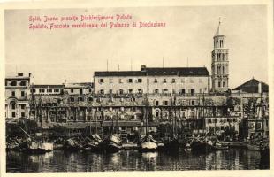 Split, Spalato; Palazzo di Diocleziano / palace, boats