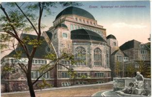 Essen, Synagoge, Jahrhundertbrunnen / fountain, synagogue (EK)