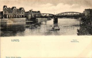 Lugos, Lugoj; Vashíd, Délmagyarországi Bank, kiadja Nemes Kálmán / bridge, bank