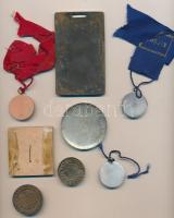 10db-os vegyes magyar és külföldi ebtenyésztéssel foglalkozó érem, több szalagon, közte 1948. "...