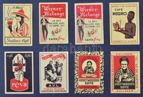 395 db belga gyufacímke, összesen 20 db kartonlapon, közte sorozatok is