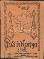 Postakönyv: 1925 Franck Henrik fiai kiadása, sok hirdetéssel