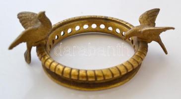 Különféle réztárgyak, köztük sok Biedermeier bútorverettel, összesen 14 db