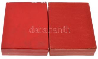 ~1970-1980. "Kiváló Újító" kitüntetés arany fokozata tokkal, mellette "Kiváló Újító&q...