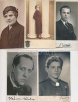 cca 1880-1960 Vegyes fotó tétel, nagyrészt portrék, köztük néhány katonai is, egy részük feliratozva...