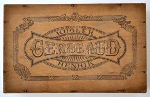Gerbeaud, Kugler Henrik fa doboz, 16×10×5 cm