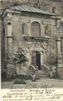Gyulafehérvár, Alba Iuila; a Székesegyház bejárata, kiadja Petri F. Vilmos / cathedral entrance (EB)