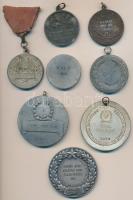 8db-os vegyes szocialista díjérem tétel, közte 1949. "Szeged V. Országos Teniszbajnokságai 1949...