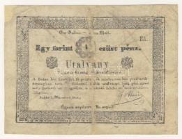 1849. 1Ft "Almássy" T:restaurált