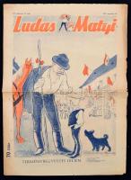 cca 1951-52 Ludas Matyi, 3 szám, pp.:8, cca 41x30cm