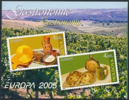 Europa CEPT, Gasztronómia bélyegfüzet Europa CEPT, Gastronomy stamp-booklet