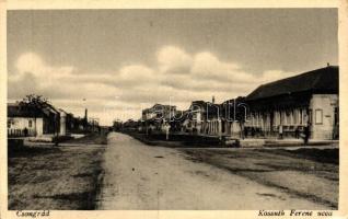 Csongrád, Piac tér, Kossuth Ferenc utca - 2 db régi képeslap / 2 old postcards