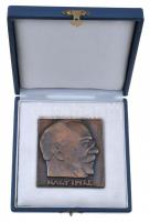 1989. "Nagy Imre / 1958. június 16. 1989" Br plakett tokban (70x65mm) T:2