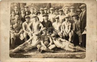 1931 Segesvár, Sighisoara; labdarúgó csapat csoportkép / football players, group photo