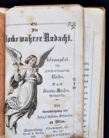 Münster, Renatus: Die Glocke wahrer Andacht. h. n., é. n., n. n. Díszes csontfedelű papírkötésben, g...