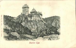Karluv Tyn, Zamek. Lístek reliefovy / castle Emb.
