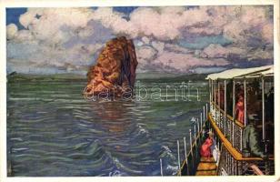 14 db RÉGI történelmi magyar városképeslap közte egy  irredenta lappal; Golubác, Traján, Kazán-szoro...