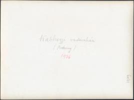 1936 Bakony, A kabhegyi vadászház, hátoldalon feliratozva, 18x24 cm