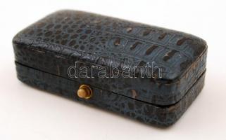H. Ostersetzer-Fils, Brasov kis méretű bőr bevonatú doboz, 6,5x3,5x2cm