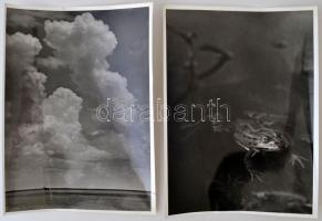 Balogh Rudolf népi témájú fotóinak másolata, hátoldalon feliratozva, 6 db, 18x24 cm