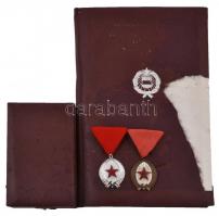 1964. "Munka Érdemrend" bronz fokozata, zománcozott Br kitüntetés mellszalagon + 1982. &qu...