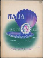1939 Itália a gyöngyök gyöngye, ismeretterjesztő füzet színes képekkel illusztrálva, 52p