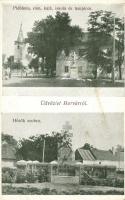 Ikervár, Plébánia, Római Katolikus iskola és templom, Hősök szobra (fa)