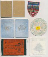 ~1970. "Edzett Ifjúságért" (2x) fém plakett + "Úttörő Olimpia" (2x) fém plakett ...