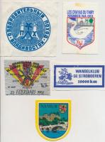 ~1970. "Edzett Ifjúságért" (2x) fém plakett + "Úttörő Olimpia" (2x) fém plakett ...