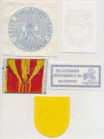 ~1970. "Edzett Ifjúságért" (2x) fém plakett + "Úttörő Olimpia" (2x) fém plakett ...