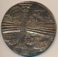 1987. "Dunaújváros - Intercisa" Br emlékérem (75mm) T:2