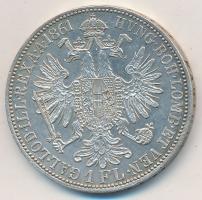 Ausztria 1861A 1Fl Ag "Ferenc József" T:2
1861A 1 Florin Ag "Franz Joseph" C:XF