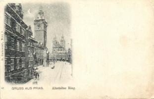Praha, Prag; Altstädter Ring / old town street (b)