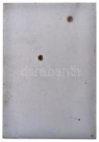 1962. "Első Budapesti Földművesszövetkezeti Virágkiállítás" fém plakett (118x81mm) T:2