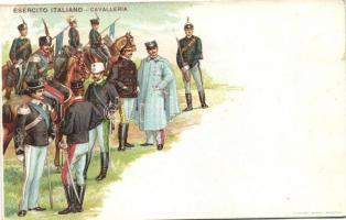 Esercito Italiano - Cavalleria / Italian Army - Cavalry, litho (small tear)