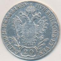Ausztria 1820A 20kr Ag "I. Ferenc" T:2- juszt. 
Austria 1820A 20 Kreuzer Ag "Franz I...