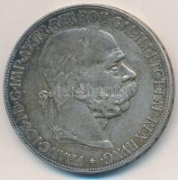 Ausztria 1907. 5K Ag "Ferenc József" T:3 ph. Austria 1907. 5 Corona Ag "Franz Joseph" C:F edge error