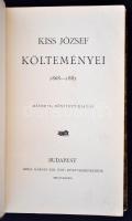 Kiss József költeményei 1868-1881. 2. bőv. kiad. Bp., 1882, Grill Károly. Kiadói, aranyozott gerincű, enyhén kopottas félbőr kötésben, aranyozott lapszélekkel, jó állapotban.