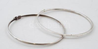 2 db ezüst(Ag) karperec, jelzett, 6,2 g