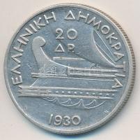 Görögország 1930. 20D Ag T:2-
Greece 1930. 20 Drachmai Ag C:VF