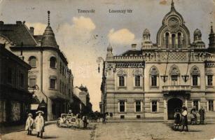 Temesvár, Timisoara; Losonczy tér / square, automobil (EK)