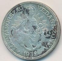 1932. 2P Ag "Madonna" T:3 patina, ph.
Adamo P7