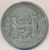 1930. 5P Ag "Horthy jobbra" T:3 ph., patina
Adamo P8