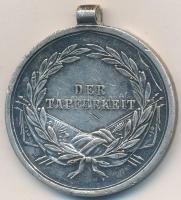 1914. "Ferenc József II. osztályú Ezüst Vitézségi Érem" jelzetlen Ag kitüntetés mellszalag...